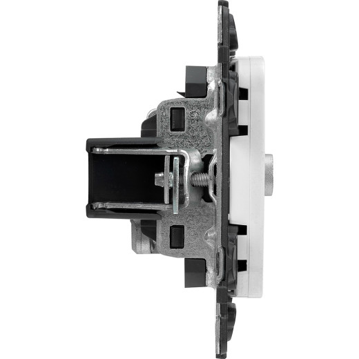 Valena ALLURE.Розетка ТВ оконечная 10дБ 0-862 МГц.С лицевой панелью.Белая