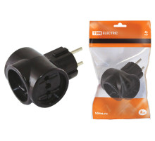 TDM Тройник 3х2П 16А макс. 250B ЕВРО 