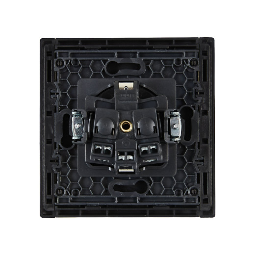 FORTE&PIANO Роз. с з/к з/ш в/к 16А FP115 чер. IEK