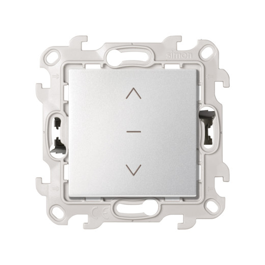 Выключатель жалюзи 3-позиционный 10A 250В~ цвета алюминий S24 Harmonie