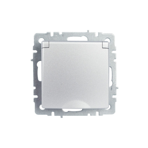 BRITE Роз. с з/к/ш с кр. 16А IP20 РСбш10-3-БрА алюм. IEK