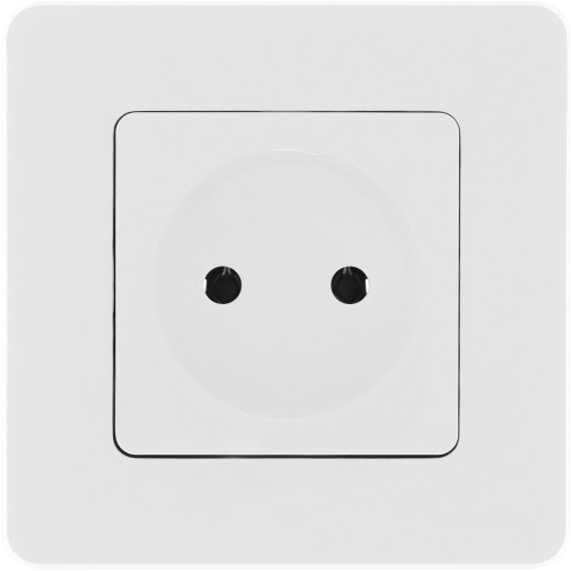 Розетка без заземления - Legrand/Daccord Inspiria - без шторок 16А 250В винтовые зажимы - белый