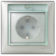 Рамка IP44 влагозащищённая c крышкой - Legrand Valena - алюминий
