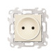 Розетка 2К без защитных шторок, сл.кость