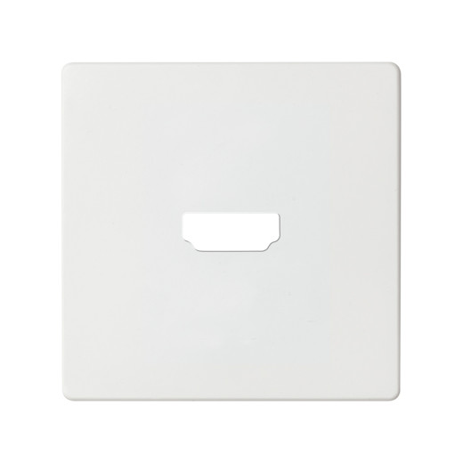 Concept Белый матовый Накладка для розетки HDMI