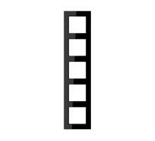 JUNG A creation Черная Рамка 5-ая