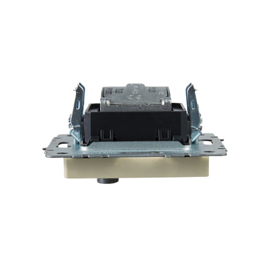 BRITE Роз. двойная TV+SAT РТВ/РСп12-БрКр беж. IEK