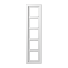 JUNG LSD Белая (дуропласт) Рамка 5-ая