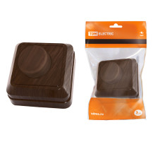 TDM Светорегулятор поворотный RL 600Вт IP20 бук 