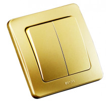 Hegel Мастер внутр Золото ВС10-351-07 Выключатель 2-клавишный