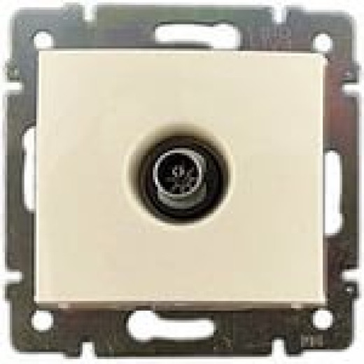 Розетка TV (телевизионная) - Legrand Valena - проходная - слоновая кость