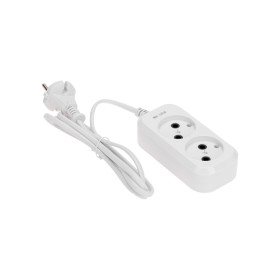 PROconnectУдлинитель 2 гнезда, 1,5м, 2х0,75мм², б/з, белый