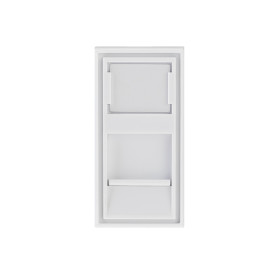 Вставка Mosaic 22,5x45, на 1 порт со шторкой.