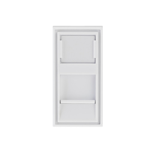 Вставка Mosaic 22,5x45, на 1 порт со шторкой