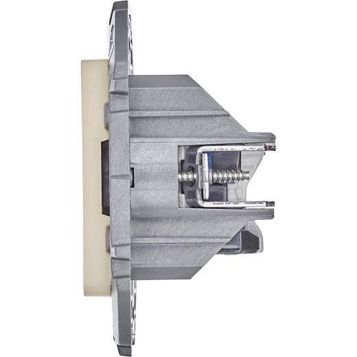 Розетка компьютерная двойная RJ45 категория 6 UTP - Legrand/Daccord Inspiria - слоновая кость