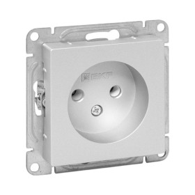 EKF Эпика Механизм розетки, 16А, без заземления, без шторок, алюминий.