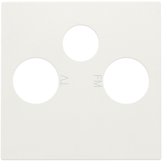 Накладка TV/FM/SAT, белый