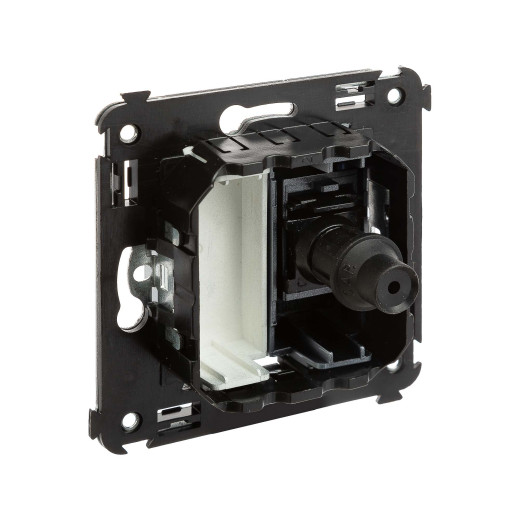 Розетка TV одиночная в стену, Avanti, закаленная сталь