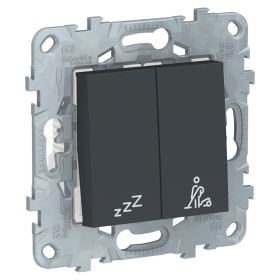 Schneider Electric Unica New Антрацит Выключатель кнопочный 