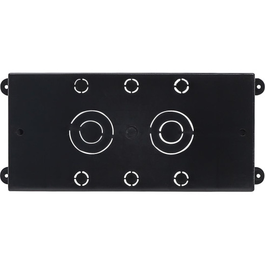 PRIMER Блок розеточный с выдвиж. крышкой 6 мод. черн. IEK