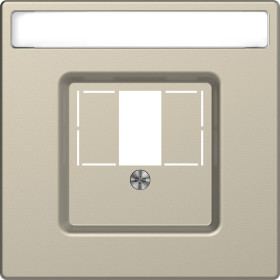 Schneider Electric Merten D-Life Сахара Накладка центральная для TAE/Audio/USB