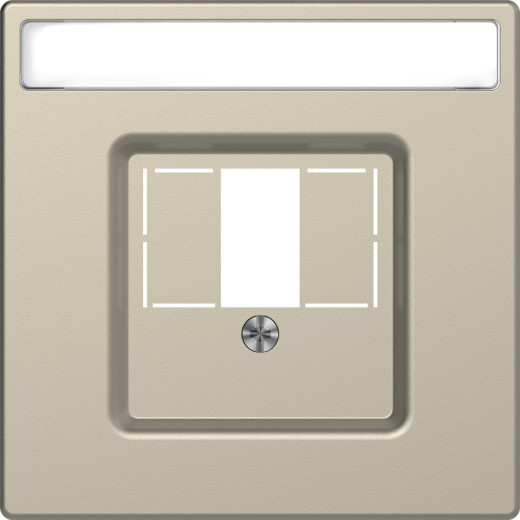 MERTEN D-Life ЦЕНТРАЛЬНАЯ НАКЛАДКА для TAE/Audio, САХАРА