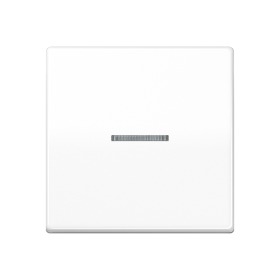 JUNG Клавиша для выключателя с окошком для подсветки термопласт белая