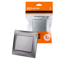 TDM Перекрестный выключатель 1-кл. 10А серебр. металлик 