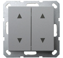 Jasmart G Алюминий Выключатель 2-кл жалюзи 10A 250V~