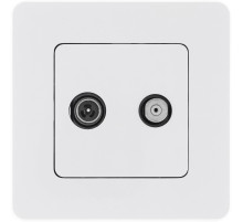 Legrand/Daccord INSPIRIA Белый Розетка TV/SAT 
