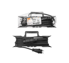 TDM Удлинитель-шнур силовой на рамке, каучук, КГ, IP44, штепс. гнездо с/з, 4000 Вт, 20 м Народный У1-12048