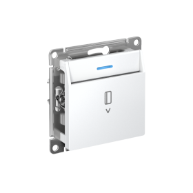 Systeme Electric AtlasDesign Бел Выключатель карточный 10А, без задержки времени, механизм