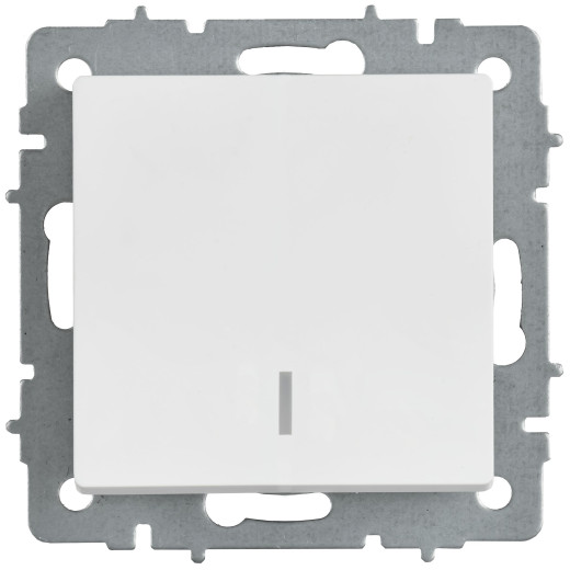 BRITE Выключ. 1-кл. прох. с инд. 10А ВС10-1-7-БрАБ а/б IEK