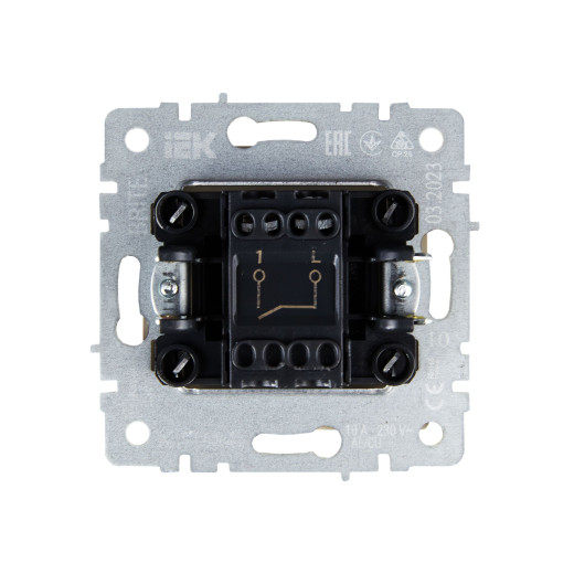 BRITE Выключ. 1-кл. 10А ВС10-1-0-БрКр беж. IEK