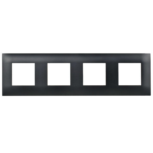 SKANDY Рамка 4-мест. SK-F04Bl черн. IEK