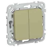 FLITE Выключ. 2-кл. 10А ВС12-1-0-ФлО ол. IEK