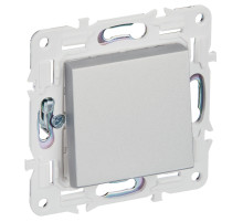 IEK SKANDY Серебряный Выключатель 1-клавишный перекрестный 10А SK-V03S