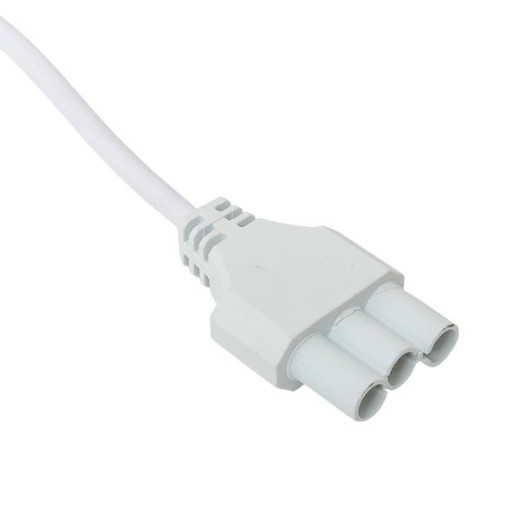 Кабель для подключения светодиодных линейных светильников ДБО-60/120/150 белый 1 метр 3x0,75 мм2 EKF