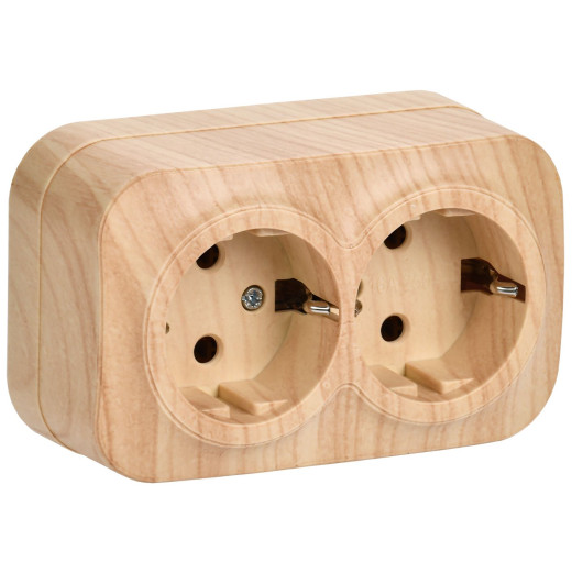 GLORY Роз. 2-я с з/к без з/ш о/у 16А РС22-3-ХС сосна IEK