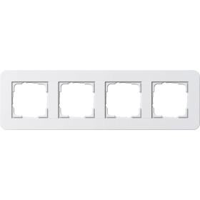 Gira E3 Белый глянцевый Рамка 4-ая