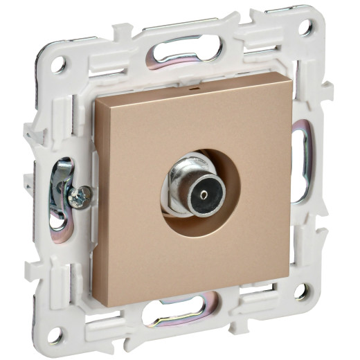 SKANDY Роз. TV оконечная SK-A12Sa песоч. IEK