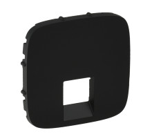 Legrand Valena ALLURE Антрацит Накладка розетки комп 1-ой.