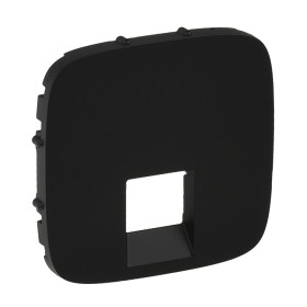 Legrand Valena ALLURE Антрацит Накладка розетки комп 1-ой.