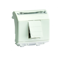 DKC Brava HDMI со шторкой, Brava, слон кость, 2мод