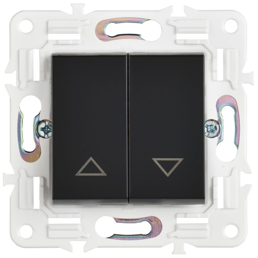 SKANDY Выключ. жалюзи 10А SK-V12Bl черн. IEK