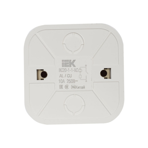 GLORY Выключ. 1-кл. с инд. о/у 10А ВС20-1-1-ХС сосна IEK