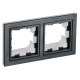 BRITE Рамка 2-мест. IP44 РУ-2-БрЧ-44 черн. IEK