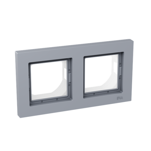 2 - местная рамка, IP44, алюминий, пластик Эпика EKF