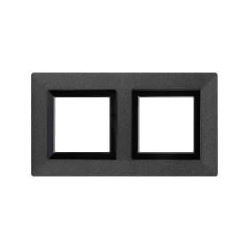 DKC Avanti Рамка из металла, графитовая, 2 поста (4 мод.)
