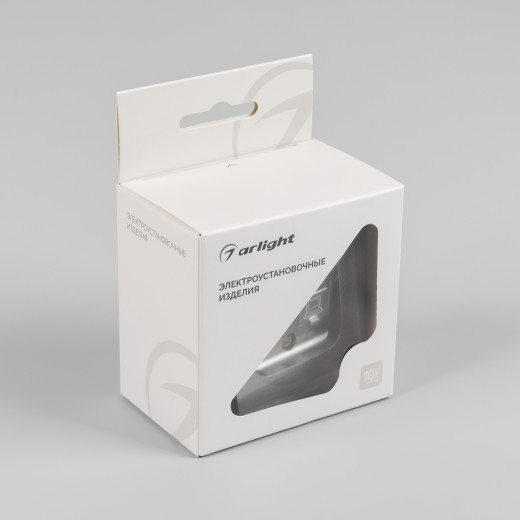 Механизм компьютерной розетки двойной SCT-MPC2-PL-GR-V (RJ-45, CAT6) (Arlight, -)